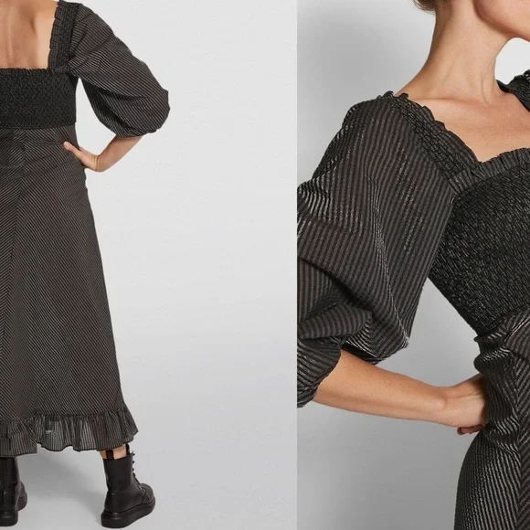 GANNI
Check Seersucker Dress - Picture 2 of 16